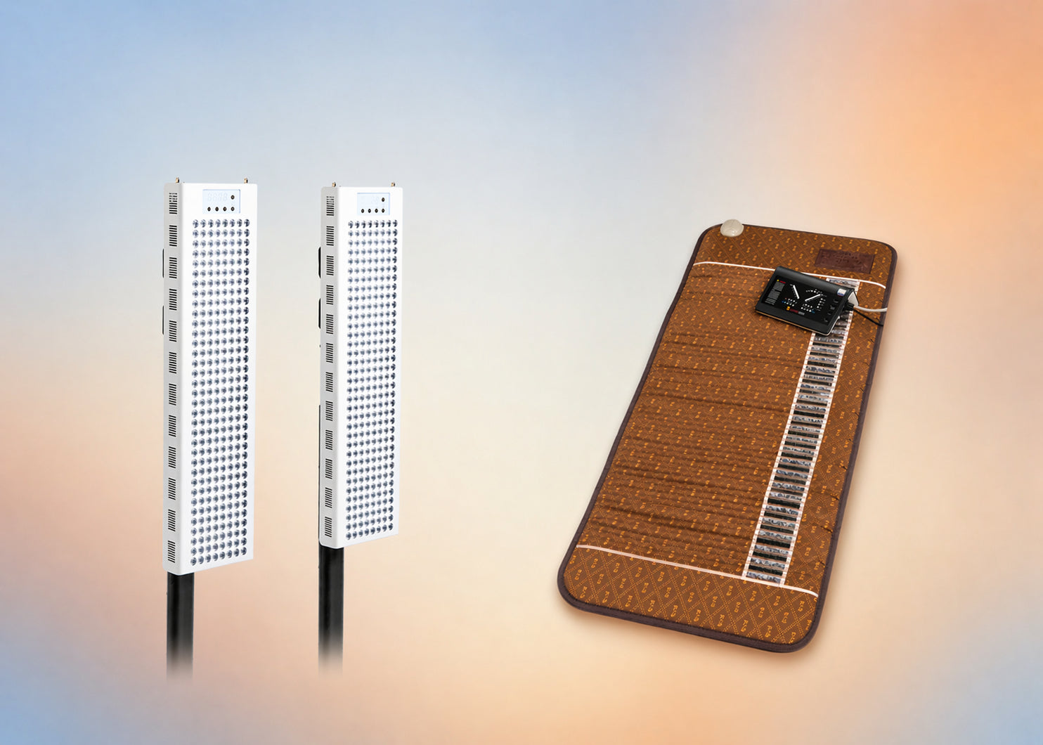 Red and Near-Infrared vs. Far Infrared: RedRush vs. BioMat