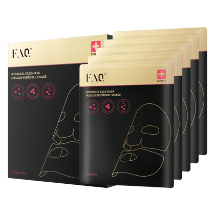 FAQ Glass Skin Collagen Hydrogel Face Masks